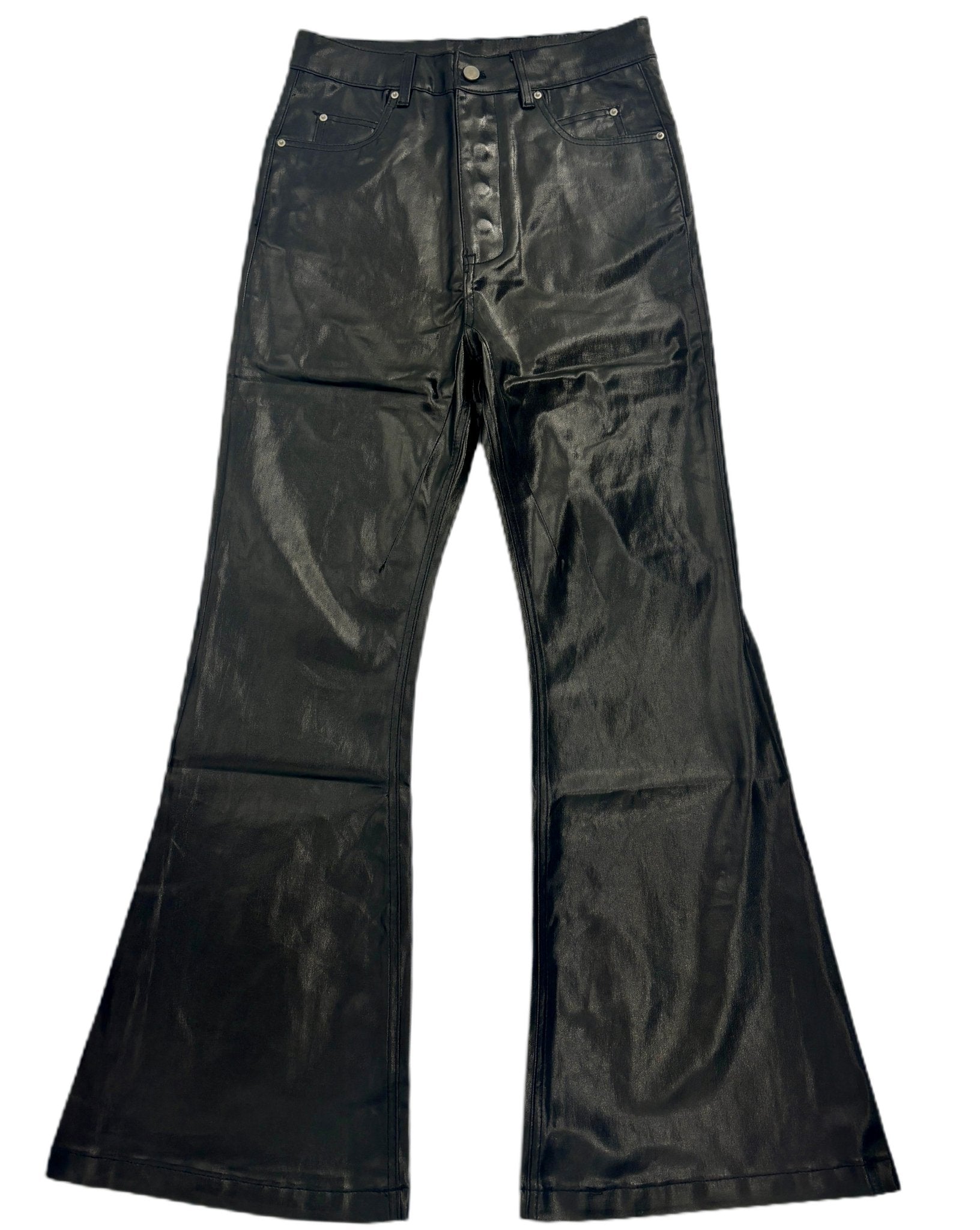 Leather Pants - wasabi