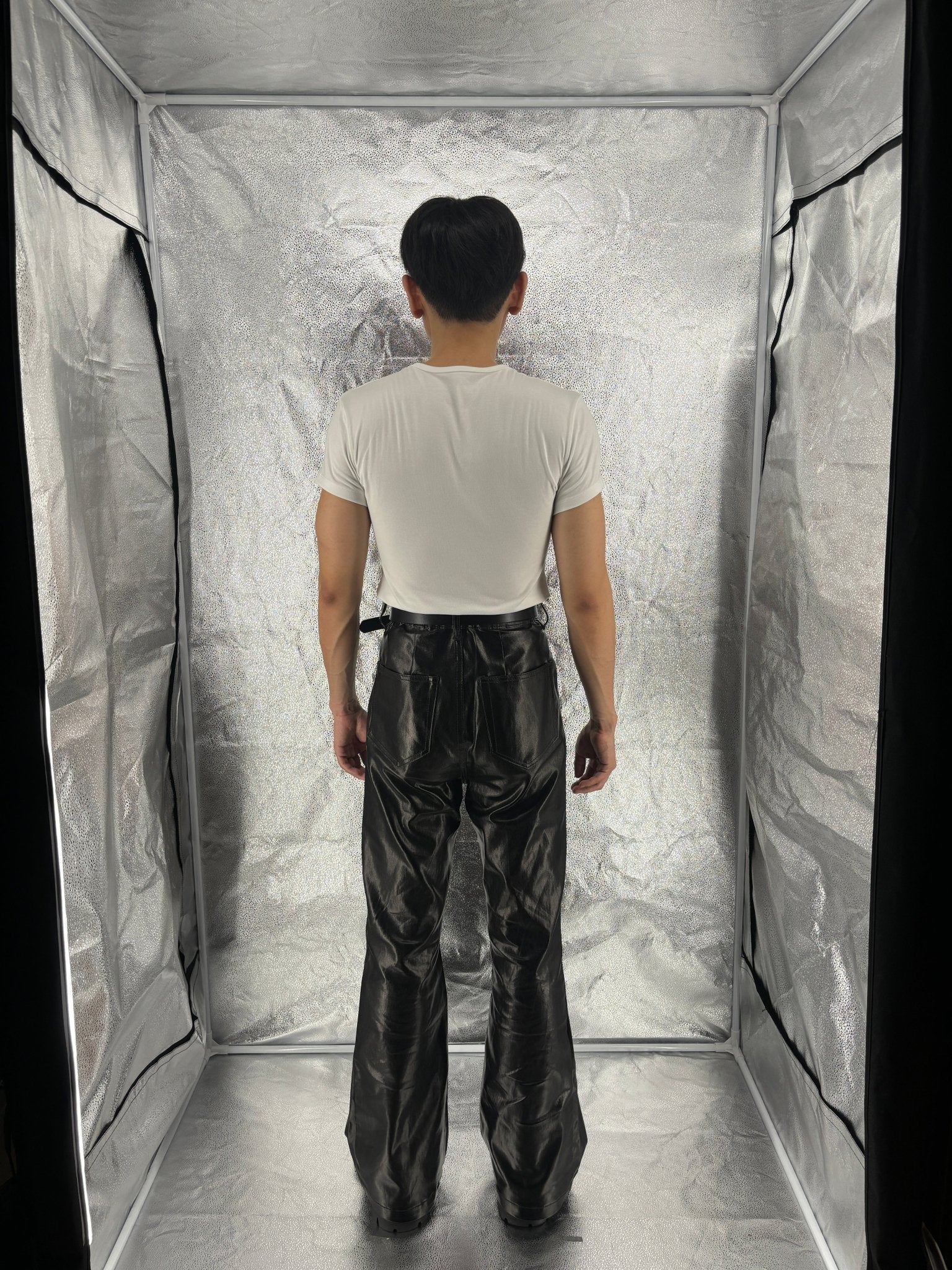Leather Pants - wasabi