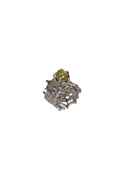 Spider Web Ring - wasabi