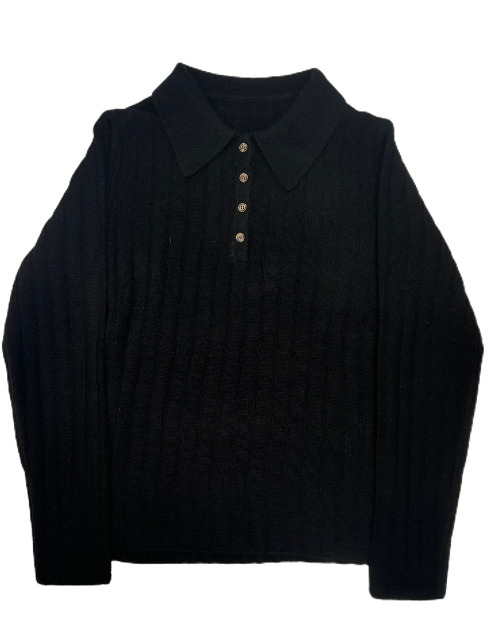 Wool Polo - wasabi