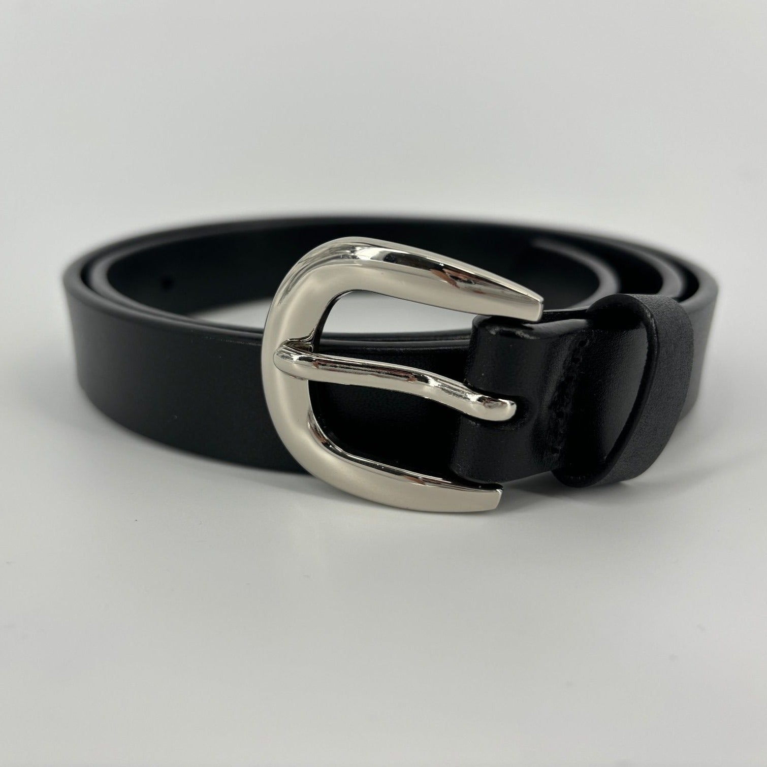 Leather Belt - wasabi